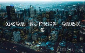 0149导航｜数据校验报告，导航数据集